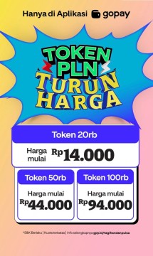 Promo Token PLN GoPay 20 Agustus 2025